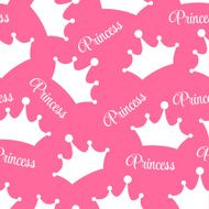 Princess Seamless Pattern Background Vector Illustration N11