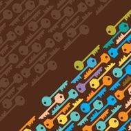 Keys Seamless pattern - Illustration