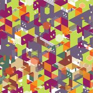Abstract retro and creative geometric background