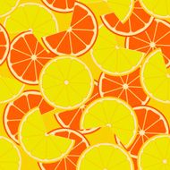 Citrus seamless pattern
