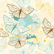 Butterfly seamless pattern N22