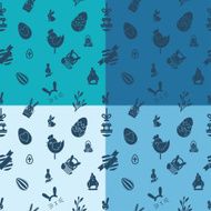 Easter Seamless Pattern N40