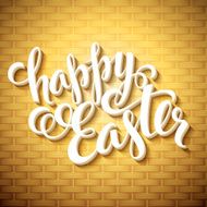 Easter greeting with eggs Vector illustration N2