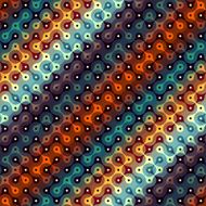 Abstract diagonal geometric pattern with droplet elements N7