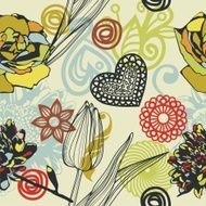 Floral seamless texture N18