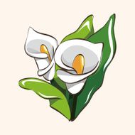 flower theme elements vector eps N267