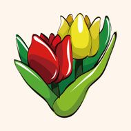 flower theme elements vector eps N270