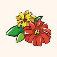 flower theme elements vector eps N274