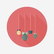 easter hanging flat icon with long shadow eps10 N15