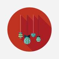 easter hanging flat icon with long shadow eps10 N24