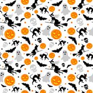 Halloween seamless background N17