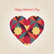 abstract valentine's day retro geometric pattern N7