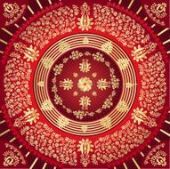 Royal golden seamless pattern