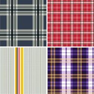 Retro Collection of seamless checked cotton pattern N2