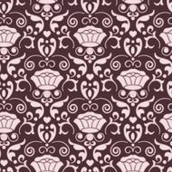 Classic seamless floral ornate background N2