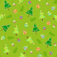 Christmas trees pattern N8