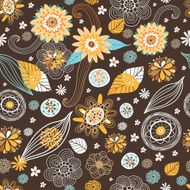 Flower texture with autumn colors