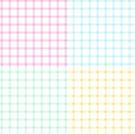 Gingham check seamless pattern