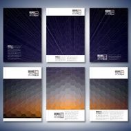 Geometric backgrounds abstract hexagonal patterns Brochure flyer or report for N4