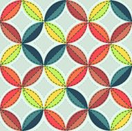 Abstract seamless colorful background in patchwork style N5
