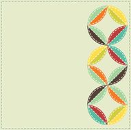 Abstract colorful background in patchwork style