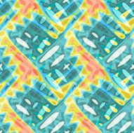Seamless colorful background made of abstract shapes N4