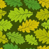 Different leaves seamless pattern natural endless background