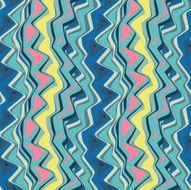 Seamless colorful background made of abstract shapes N17