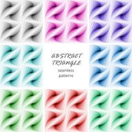 Abstract triangle seamless patterns