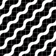 Ornate mosaic seamless pattern geometric vector background N2
