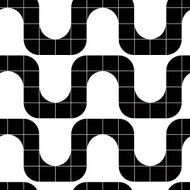 Mosaic tiles seamless pattern vector background N5