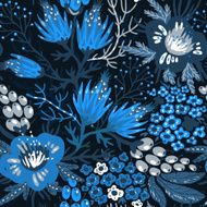 Vector floral seamless pattern N52