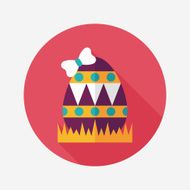 easter egg flat icon with long shadow eps10 N229