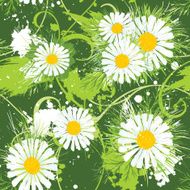Seamless pattern with summer flowers N3