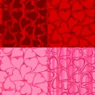Seamless Valentine&#039;s Patterns