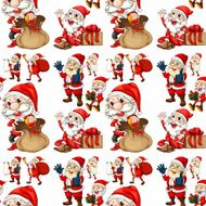 Seamless Santa