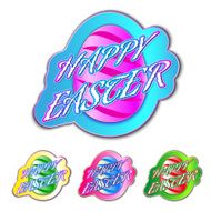 Easter set eggs