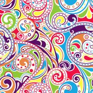 Rainbow Scroll Pattern