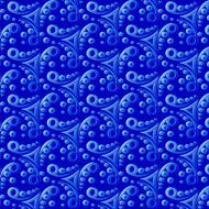 Blue Ornament N4