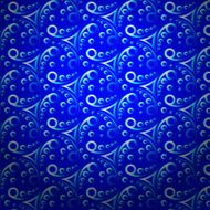 Blue Pattern N17