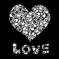 Heart and Love text