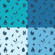 Easter Seamless Pattern N41