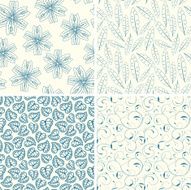 outline floral patterns N3