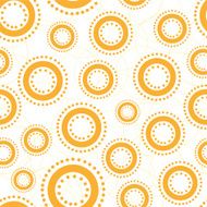 Cute seamless background with abstract circles