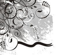 grunge floral pattern