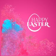 Art happy easter card