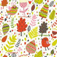 Bright floral seamless pattern N2