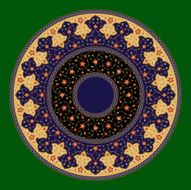 Ahiar Flower Circle Ornament