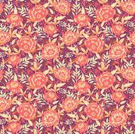 Glowing Garden Seamless Pattern Background