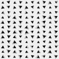 Pattern background triangle retro vintage design vector geometric N10